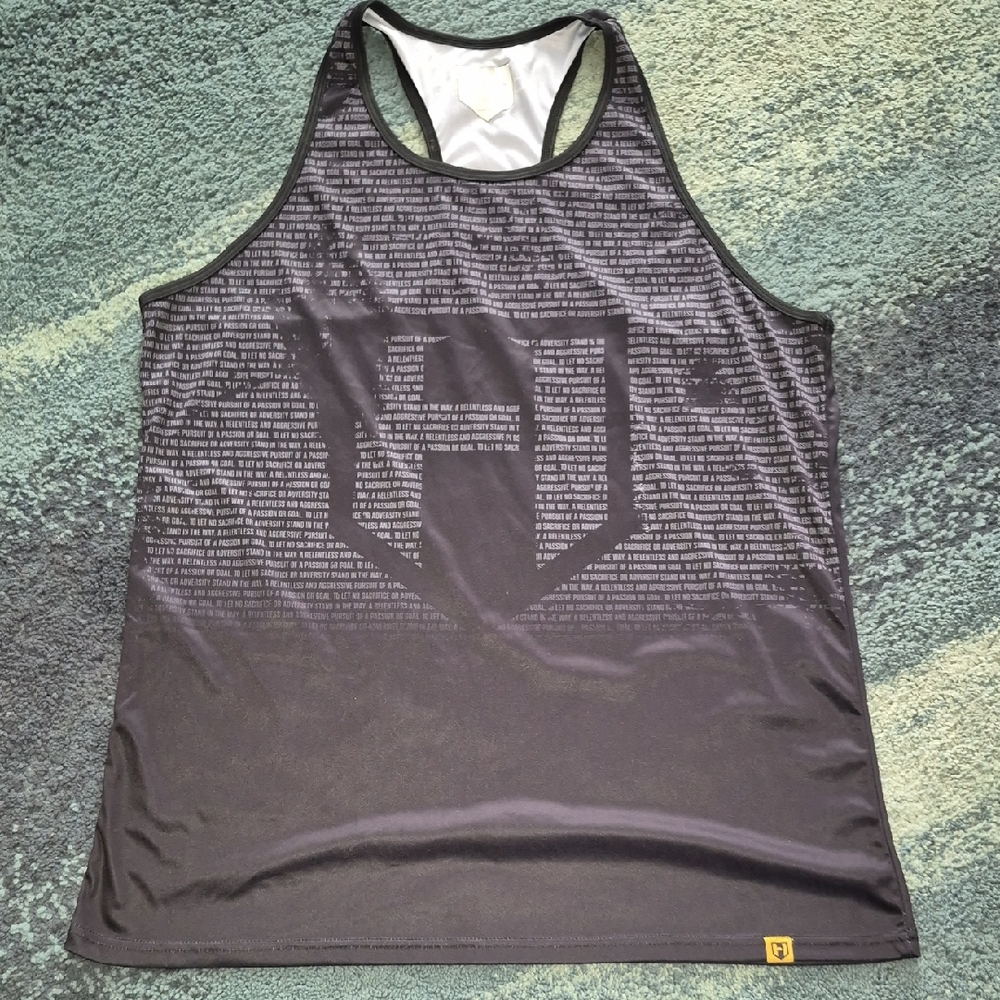 Mens HOSSTILE dark Knight Tank Size Xl
